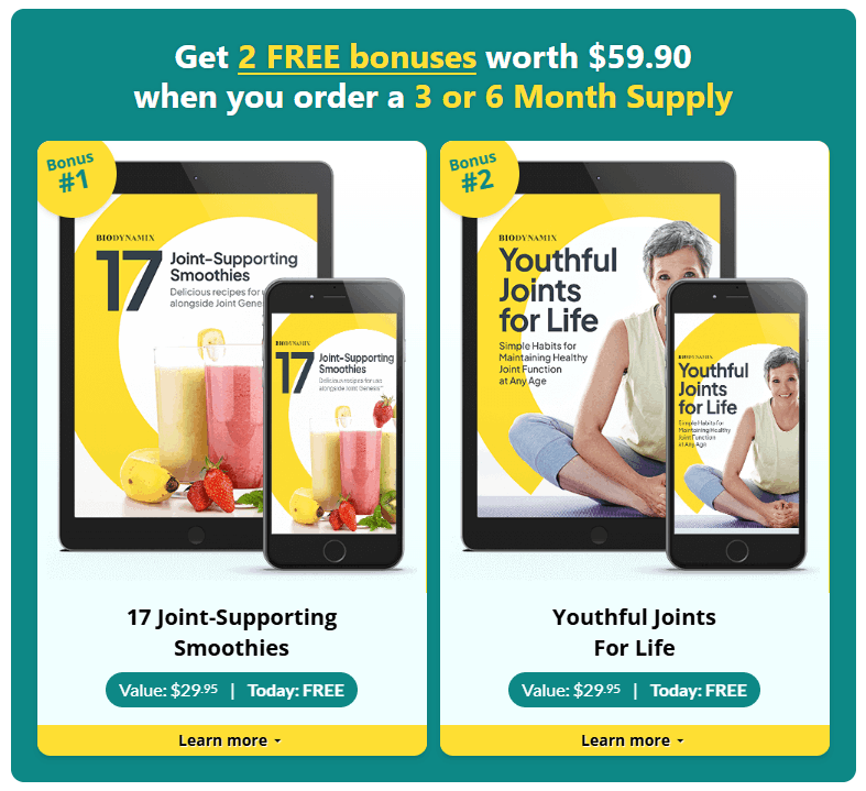 Joint Genesis Supplement Bonus